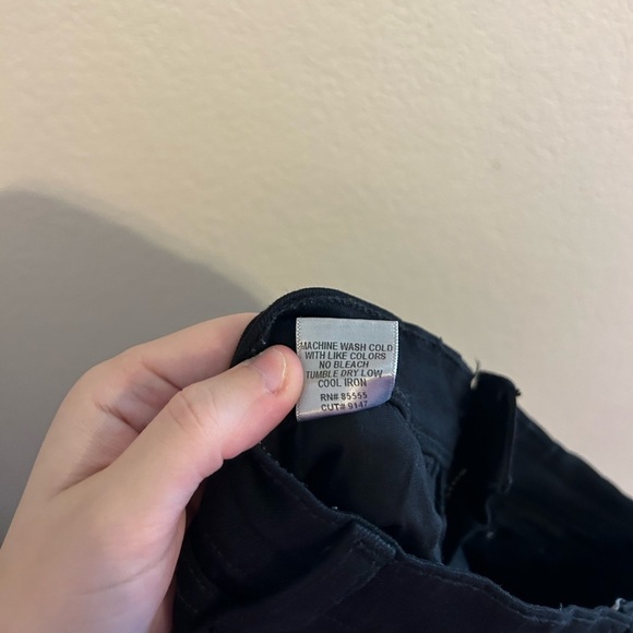 Pistola Aline High Rise Skinny in Black Magic Women’s Sz 26 Cotton Stretch denim - Picture 8 of 8